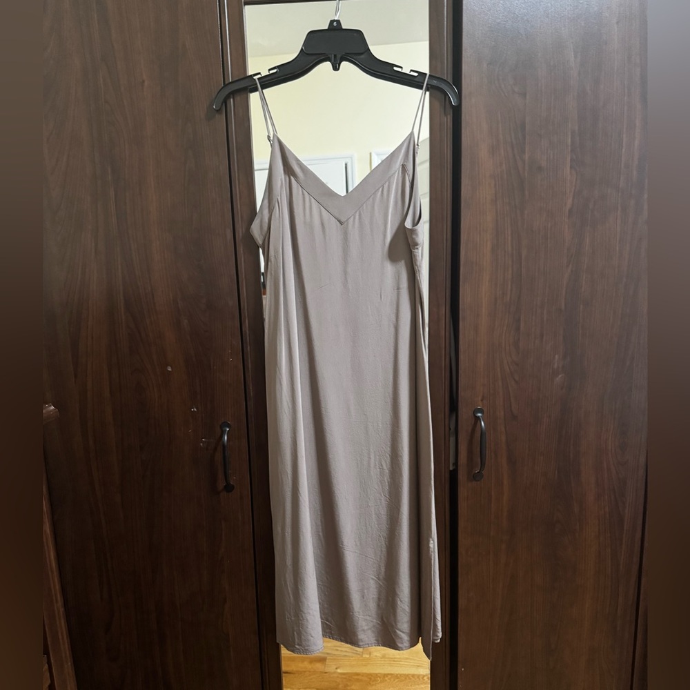CUYANA silk slip dress